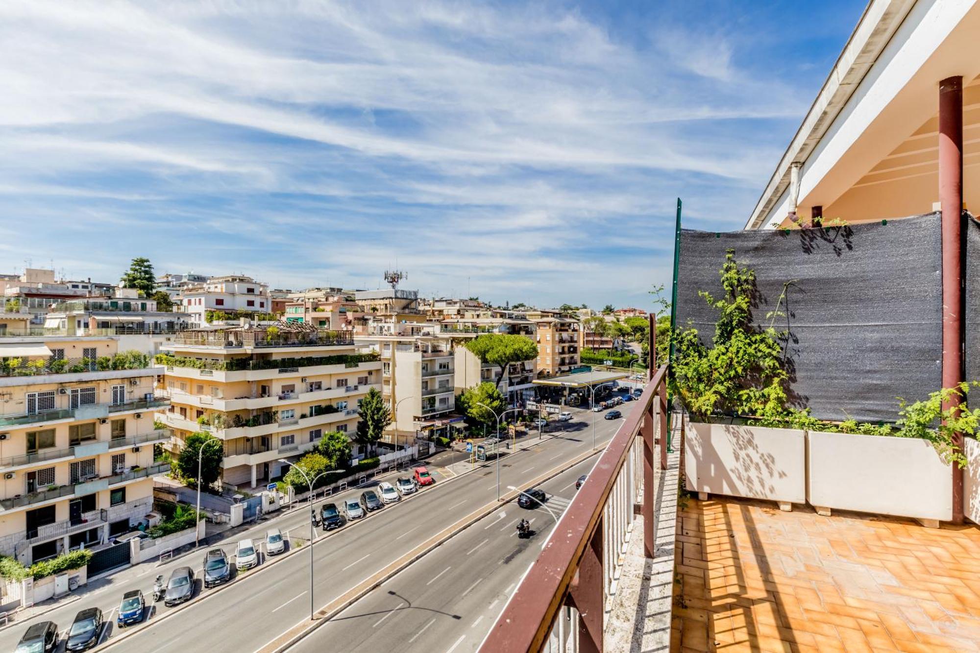 L'Attico Con Terrazza In Corso Francia Apartment Rome Exterior photo